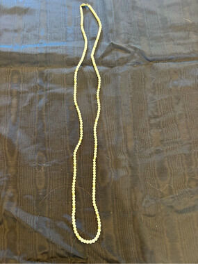 Napier Pearl Beaded Necklace in White & Gold